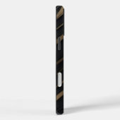 Gold Black Apple iPhone Case (Rückseite / Rechts)