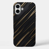 Gold Black Apple iPhone Case (Rückseite)