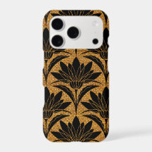 Gold & Black Art Deco Ringelblume