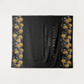 Gold Black Balloons New Year Party Prop Wandteppich (Vorderseite (Horizontal))