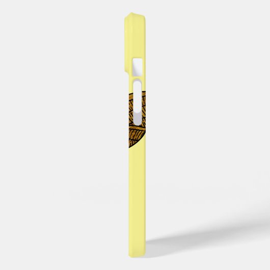 GOLD BLACK BUMBLEBEE CALLIGRAPHY TEXT SHINY BEE Case-Mate iPhone HÜLLE (Rückseite / Links)