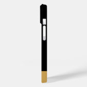 Gold Black Case-Mate iPhone Hülle (Rückseite / Links)