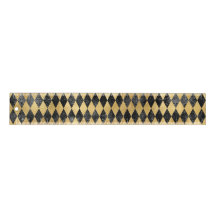 Gold Black Checkered Diamonds         