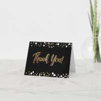 Gold Black Confetti Anpassbar 60. Geburtstag