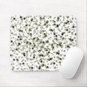 Gold Black Confetti Dots Mousepad (Mit Mouse)