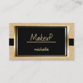 Gold Black Custom Beruflich Visitenkarte (Vorderseite)