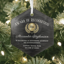 Gold Black Customizable Recognizable Recognition A