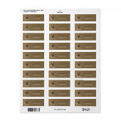  Gold Black Double Graduation Return Address (Vorne)