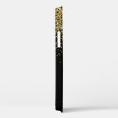 Gold Black Elegant Script Case-Mate iPhone Hülle (Rückseite / Rechts)