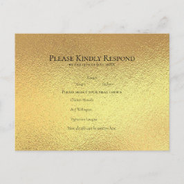 Gold Black Elegant Swirl Gotische Hochzeit Feiertagspostkarte