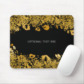 Gold & Black Exotic Jungle Cheetah Elegantes Glam Mousepad (Mit Mouse)