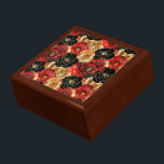 Gold Black Floral Party Brautparty Erinnerungskiste<br><div class="desc">Gold Black Floral Party Brautparty oder Geburtstag</div>
