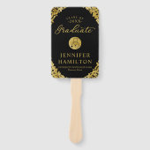 Gold Black Foto Medical Nursing School Abschluss Fächer (Vorderseite)