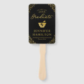 Gold Black Foto Pharmacy School Abschluss Fächer (Vorderseite)