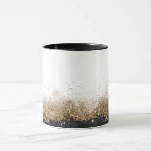 Gold & Black Friseursalon Tasse
