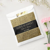 Gold Black Gastgeschenk Hochzeit Bag Geschenktütchen (Versiegelt)