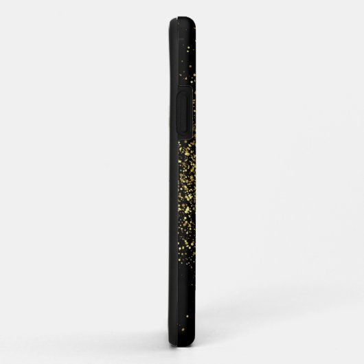 Gold & Black Girl Monogram Case-Mate iPhone Hülle (Hinten/Rechts)