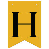 Gold Black Happy Birthday Bunting Flags Wimpelkette (Zweite Fahne)