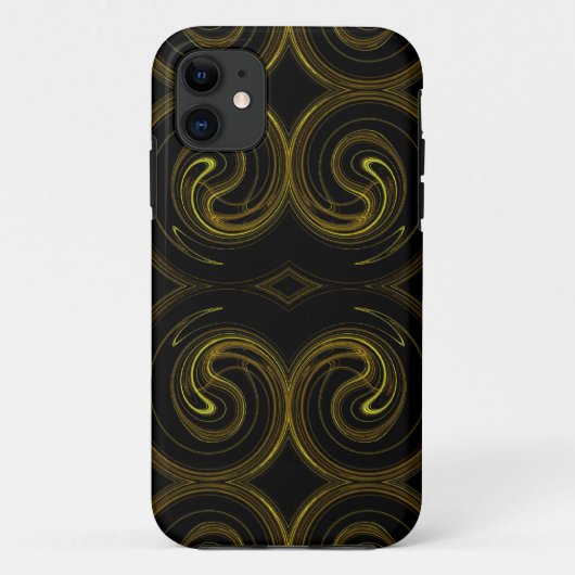 Gold & Black iPhone 5 Benutzerdefinierte Case-Mate Hülle (Rückseite)