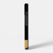 Gold Black iPhone Hülle (Linke Seite)