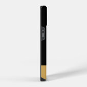 Gold Black iPhone Hülle (Rechte Seite)