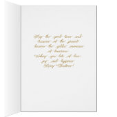 Gold Black Kariert hinter Black Christmas Cut Out (Innen (Rechts))