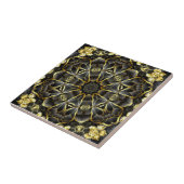 Gold/Black Kitchen Backsplash ~ Toskanische Farben Fliese (Seite)