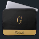 Gold Black Laptopschutzhülle<br><div class="desc">Gold Black</div>