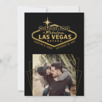 Gold Black Las Vegas Wedding Foto