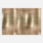 Gold Black Leopard Glitzer Geschenkpapier Set (Vorderseite 2)