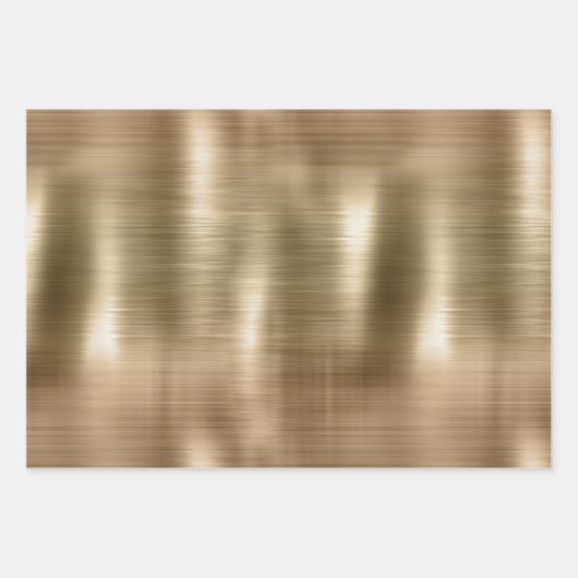 Gold Black Leopard Glitzer Geschenkpapier Set (Vorderseite 2)