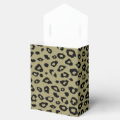 Gold Black Leopard Print Geschenkschachtel (Geöffnet)