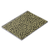 Gold Black Leopard Print Notizblock (Linke Seite)