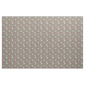 Gold Black Leopard Print Red White Blume Stoff (Yard (91,4 cm))
