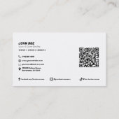 Gold & Black Luxury Auto Car Detection Body Shop Visitenkarte (Rückseite)