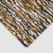Gold & Black Modern Safari Jungle Glam Party Seidenpapier (Ausschnitt)