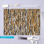 Gold & Black Modern Safari Jungle Glam Party Seidenpapier (Handwerk)