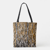 Gold & Black Modern Safari - Jungle Glam Tasche (Rückseite)
