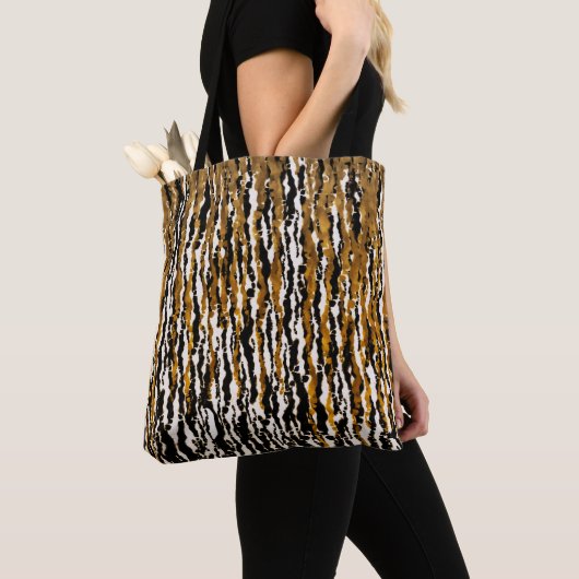 Gold & Black Modern Safari - Jungle Glam Tasche (Von Nahem)