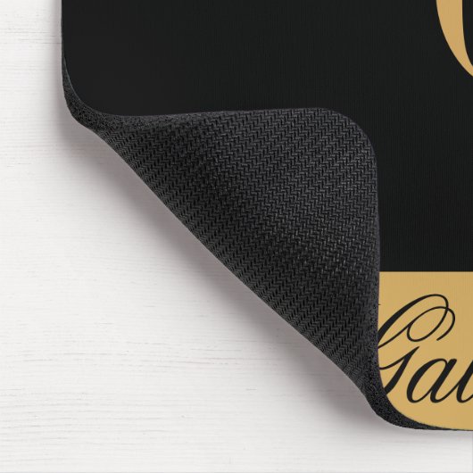 Gold Black Mousepad (Ecke)