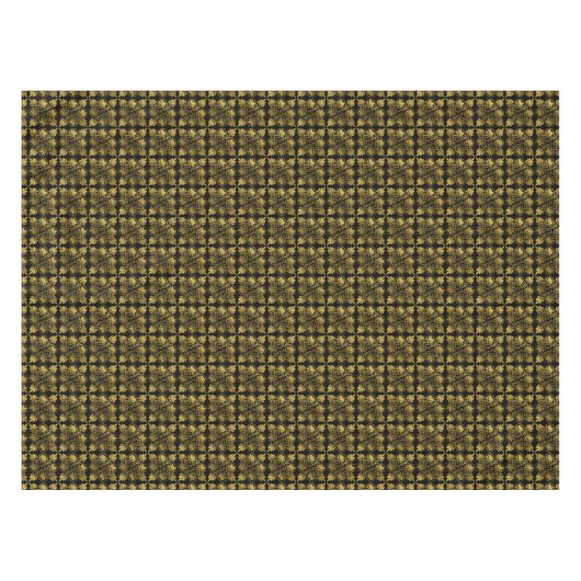 Gold Black Old Greece Meander Muster Tischdecke (Vorderseite (Horizontal))