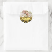 Gold & Black Rose Foto 50 Jahre Sticker (Tasche)