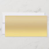 Gold Black Script Logo Geschenkgutschein (Rückseite)