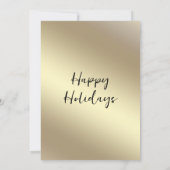 Gold Black String beleuchtet Corporate Cocktail Pa Einladung (Rückseite)