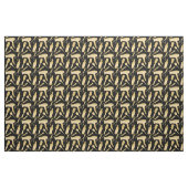 Gold Black Stylist Tools Friseursalon Stoff (Yard (91,4 cm))