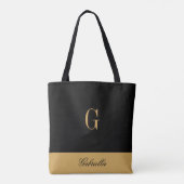 Gold Black Tasche (Rückseite)