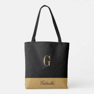 Gold Black Tasche