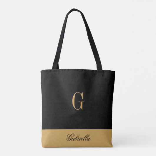 Gold Black Tasche (Rückseite)