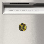 Gold Black Triangle Texusion Magnet (In Situ (Geschirrspüler))