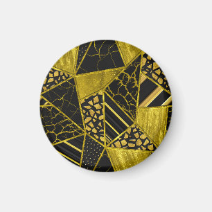 Gold Black Triangle Texusion Magnet